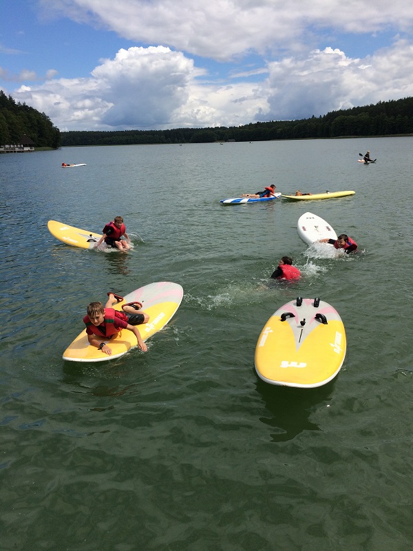 Obóz sportów wodnych Mazury 2017